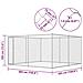 Canile Da Esterno 383x383x185 Cm - Foto miniatura 5