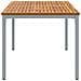 Tavolo da giardino  180x90x75 cm in legno massello di acacia e metallo - Foto miniatura 5