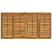 Tavolo da giardino  180x90x75 cm in legno massello di acacia e metallo - Foto miniatura 7