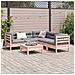 Set Divani Giardino 6 pz Cuscini Legno Massello Abete Douglas - Foto miniatura 3