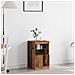 Credenza con luci LED Legno antico 41x37x67 cm - Foto miniatura 2
