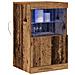 Credenza con luci LED Legno antico 41x37x67 cm - Foto miniatura 3
