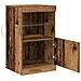 Credenza con luci LED Legno antico 41x37x67 cm - Foto miniatura 6