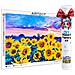 Artdot Kit Pittura Diamante 5d - Campo Di Girasoli Decorazione - Foto miniatura 1