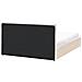 Letto Contenitore Velluto Dreux 160 X 200 Cm Beige Chiaro - Foto miniatura 6