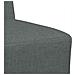 Unità di Divano Modulare Senza Braccioli 2 pcs Grigio scuro - Foto miniatura 8