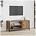 Mobile TV rovere artigianale 100 x 40 x 45 cm Legno multistrato - Foto miniatura 2