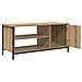 Mobile TV rovere artigianale 100 x 40 x 45 cm Legno multistrato - Foto miniatura 5