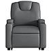 Poltrona Alzapersona Reclinabile Grigio in Similpelle - Foto miniatura 9