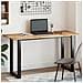 Piano Tavolo Rettangolare 140x60x2cm Legno Massello di Acacia - Foto miniatura 2