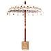 Parasol Balinese Crema 180-190 cm Cotone, legno massello - Foto miniatura 1