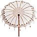 Parasol Balinese Crema 180-190 cm Cotone, legno massello - Foto miniatura 8