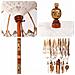 Parasol Balinese Crema 180-190 cm Cotone, legno massello - Foto miniatura 9