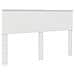 Testiera con testiera Bianco 150 cm Legno multistrato - Foto miniatura 1