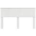 Testiera con testiera Bianco 150 cm Legno multistrato - Foto miniatura 4