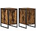 Comodino 2 pcs Quercia Fumosa 39,5 x 30 x 50 cm - Foto miniatura 1