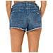 Shorts In Denim Da Donna Con Orlo Sfrangiato C5j17 - Foto miniatura 2