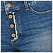 Shorts In Denim Da Donna Con Orlo Sfrangiato C5j17 - Foto miniatura 3