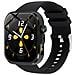 Smartwatch Multifunzione Con Chiamata Bluetooth E Monitoraggio Della Salute, Compatibile Con Smartphone Black - Foto miniatura 1