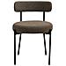 Set Di 2 Sedie Badalona-marrone-tessuto-49,5x47x72,5 Cm - Foto miniatura 2