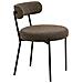 Set Di 2 Sedie Badalona-marrone-tessuto-49,5x47x72,5 Cm - Foto miniatura 3