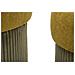 Set 2 Pouf Contenitore Aspen In Velluto Verde Oliva E Senape Ø42x44 E Ø35x37 Cm - Foto miniatura 3