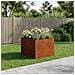 Vaso da giardino Ruggine 80 x 80 x 60 cm Acciaio Corten - Foto miniatura 2