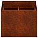Vaso da giardino Ruggine 80 x 80 x 60 cm Acciaio Corten - Foto miniatura 4