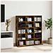 Mobile per CD Rovere Fumo 96 x 23,5 x 97,5 cm - Foto miniatura 2