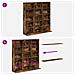 Mobile per CD Rovere Fumo 96 x 23,5 x 97,5 cm - Foto miniatura 8