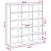 Mobile per CD Rovere Fumo 96 x 23,5 x 97,5 cm - Foto miniatura 9