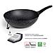 26848 - Padella wok, antiaderente, in alluminio forgiato di qualità, adatta a tutti i tipi di fornelli, inclusa l'induzione, - Foto miniatura 3