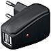 Wentronic 42665, Auto, Nero, 230V, 2A, USB - Foto miniatura 1