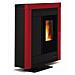 Stufa a Pellet Nordica mod. Souvenir Steel 11,4 Kw versione Bordeaux - Foto miniatura 1