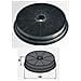 ACK63268 Filtro a Carbone per Cappa Cucina Tipo H Diametro 19 cm - Foto miniatura 2