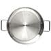Tegame Basso Acciaio Inox 2 Maniglie Ø 22 cm - Linea Tummy - Foto miniatura 3