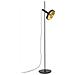 Lampada Portatile O Piantana Whizz Oro E Nera 20163 - Foto miniatura 5
