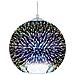 Lampadario Moderno A Sfera In Vetro Argentato Sessera - Foto miniatura 23