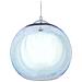 Lampadario Moderno A Sfera In Vetro Argentato Sessera - Foto miniatura 1