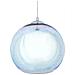Lampadario Moderno A Sfera In Vetro Argentato Sessera - Foto miniatura 21