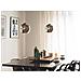 Lampadario Moderno A Sfera In Vetro Argentato Sessera - Foto miniatura 7