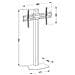 ICA-TR27 - Supporto a Pavimento per TV LCD / LED / Plasma 32-55'' - Foto miniatura 6