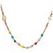 Collana In Argento 925 - Collezione Rosari - Colore Rosè - Misura Unica Rosario Girocollo Agata Colorata - Foto miniatura 1