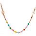 Collana In Argento 925 - Collezione Rosari - Colore Rosè - Misura Unica Rosario Girocollo Agata Colorata - Foto miniatura 2