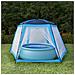 Tenda Per Piscina In Tessuto 660x580x250 Cm Blu - Foto miniatura 1