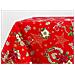 Tovaglia Natalizia In Cotone Disegno Anis Colore Rosso 140x180 Rosso - Foto miniatura 1