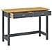 Consolle Hill con 2 Cassetti Grigia 110x45x74 cm Legno Pino - Foto miniatura 2