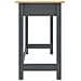 Consolle Hill con 2 Cassetti Grigia 110x45x74 cm Legno Pino - Foto miniatura 4