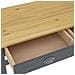 Consolle Hill con 2 Cassetti Grigia 110x45x74 cm Legno Pino - Foto miniatura 6