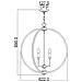 Classico Soffitto 6 x W / e14 corinne Fe / corinne / 6p / l - Foto miniatura 4